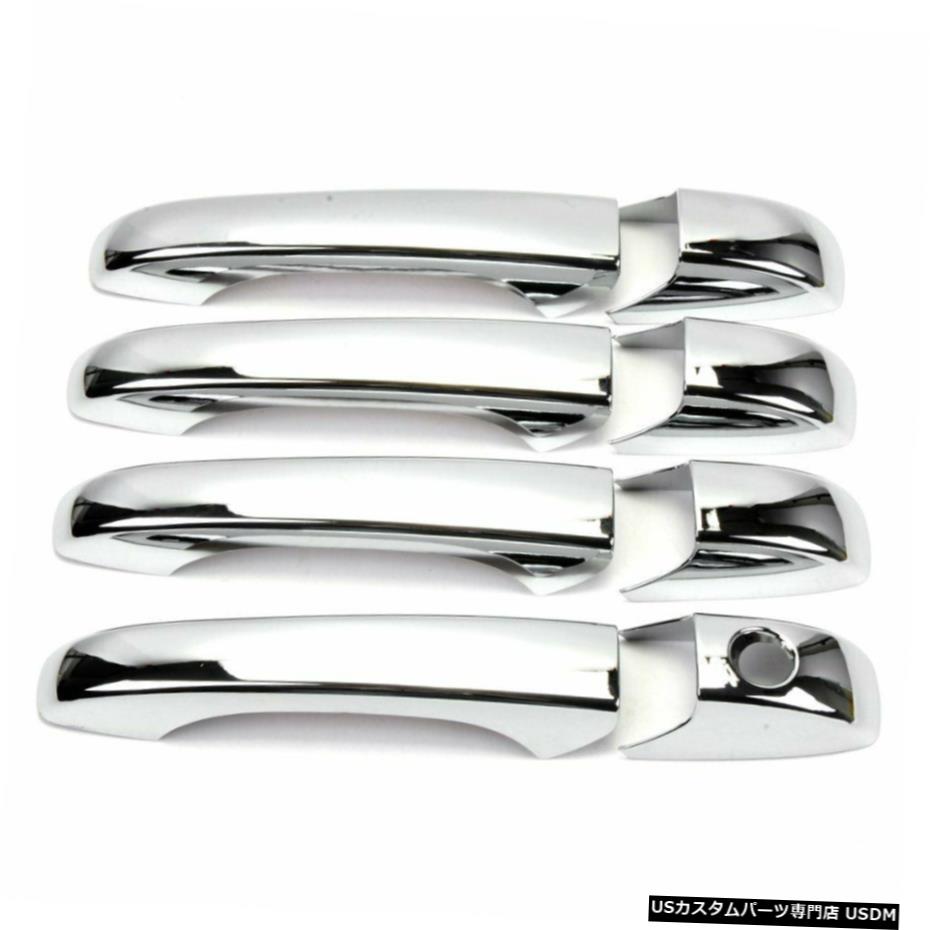 クロームメッキ FOR JEEP GRAND CHEROKEE 2011 2012 2013 2014 2015 DOOR HANDLE COVER CHROME TRIM 【並行輸入品】