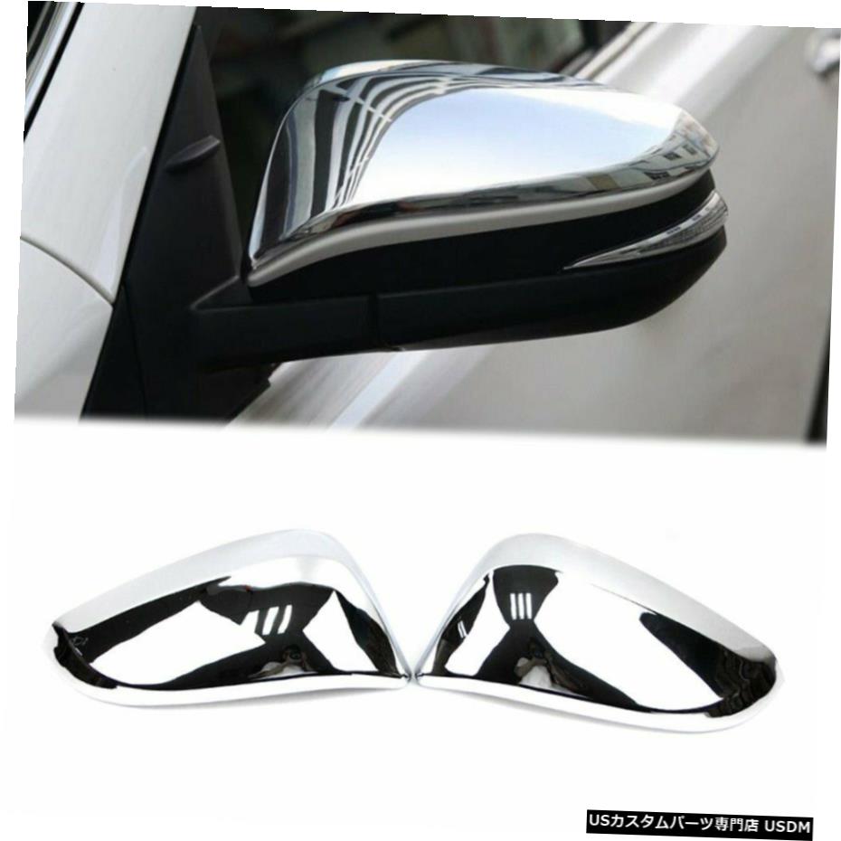 クロームメッキ トヨタハイランダーのバックミラーカバー20142015 2016 2017 2018 Rearview Side Wing Mirror Cover for Toyota Highlander 2014 2015 2016 2017 2018 【並行輸入品】