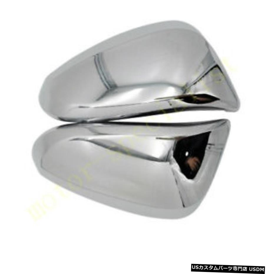 クロームメッキ Chrome Side Door Mirror Rearview Cover Trim For Toyota Fortuner AN160 2016-2020 【並行輸入品】