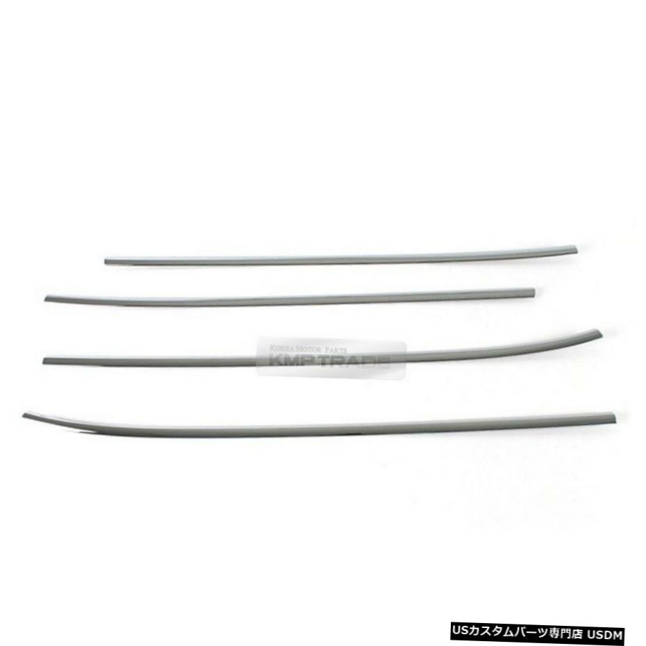 クロームメッキ Window Sill Trim Chrome Garnish Molding Set Cover for HYUNDAI 2016-2018 Tucson 【並行輸入品】