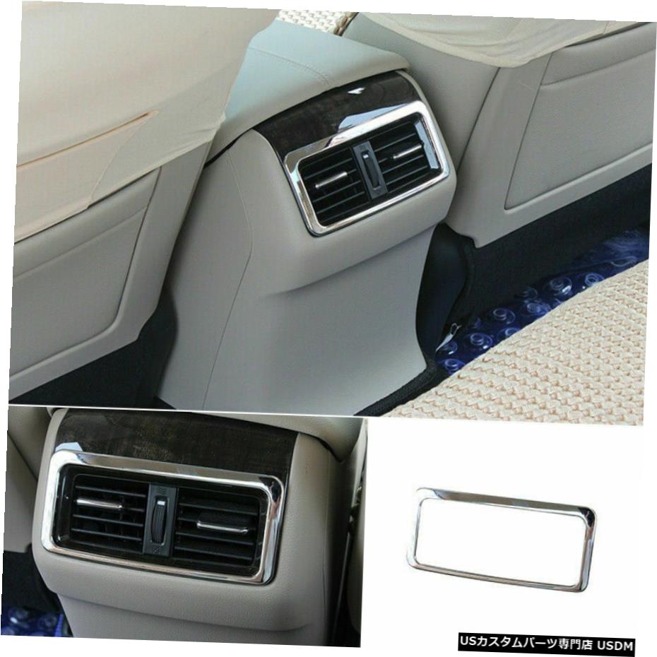 クロームメッキ Fit For Honda Accord 2014-2017 Rear Air Outlet Vent Frame Cover Trim ABS Chrome 【並行輸入品】