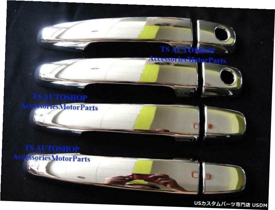 クロームメッキ 4 Door Chrome Handle Cover Trim For Mitsubishi L200 Triton Animal Pickup 08 15 【並行輸入品】