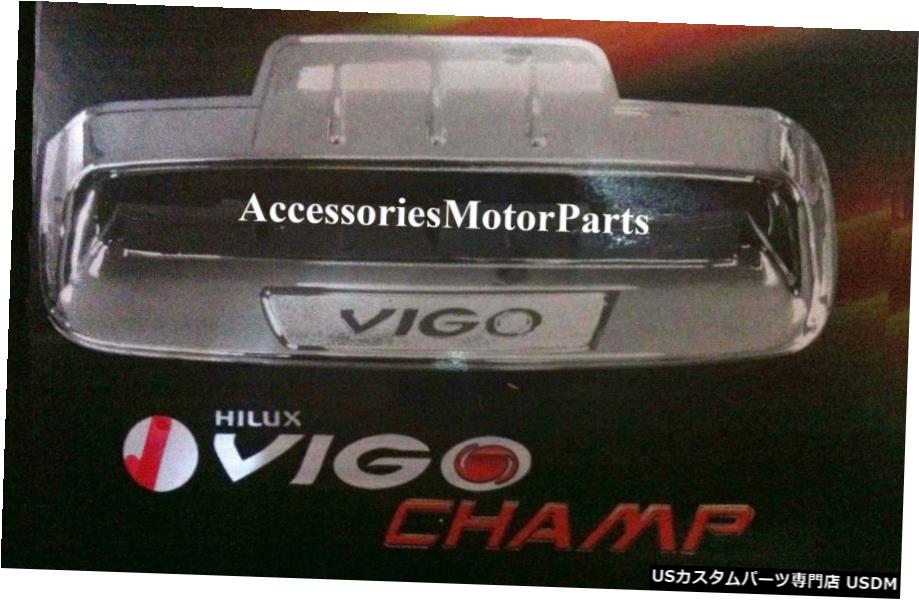 クロームメッキ Chrome Hood Scoop Cover Trim For New Toyota Hilux Vigo Champ 2011-2014 V.1 【並行輸入品】