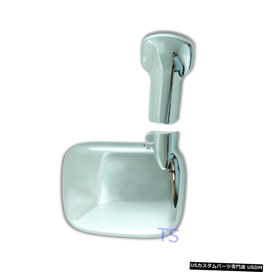 クロームメッキ CHROME VIEW MIRROR BACK REAR COVER FOR TOYOTA HIACE COMMUTER D4D VAN 2005-2015 【並行輸入品】