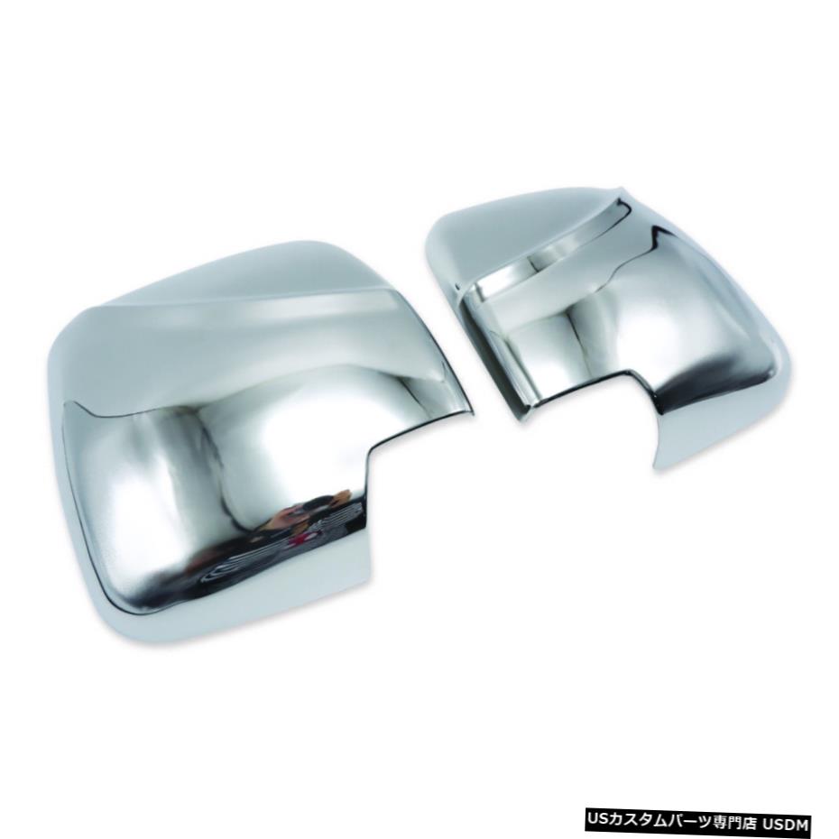 クロームメッキ Wing Side Mirror Cover Manual Chrome For Toyota Hiace Commuter D4D 2005 2010 【並行輸入品】