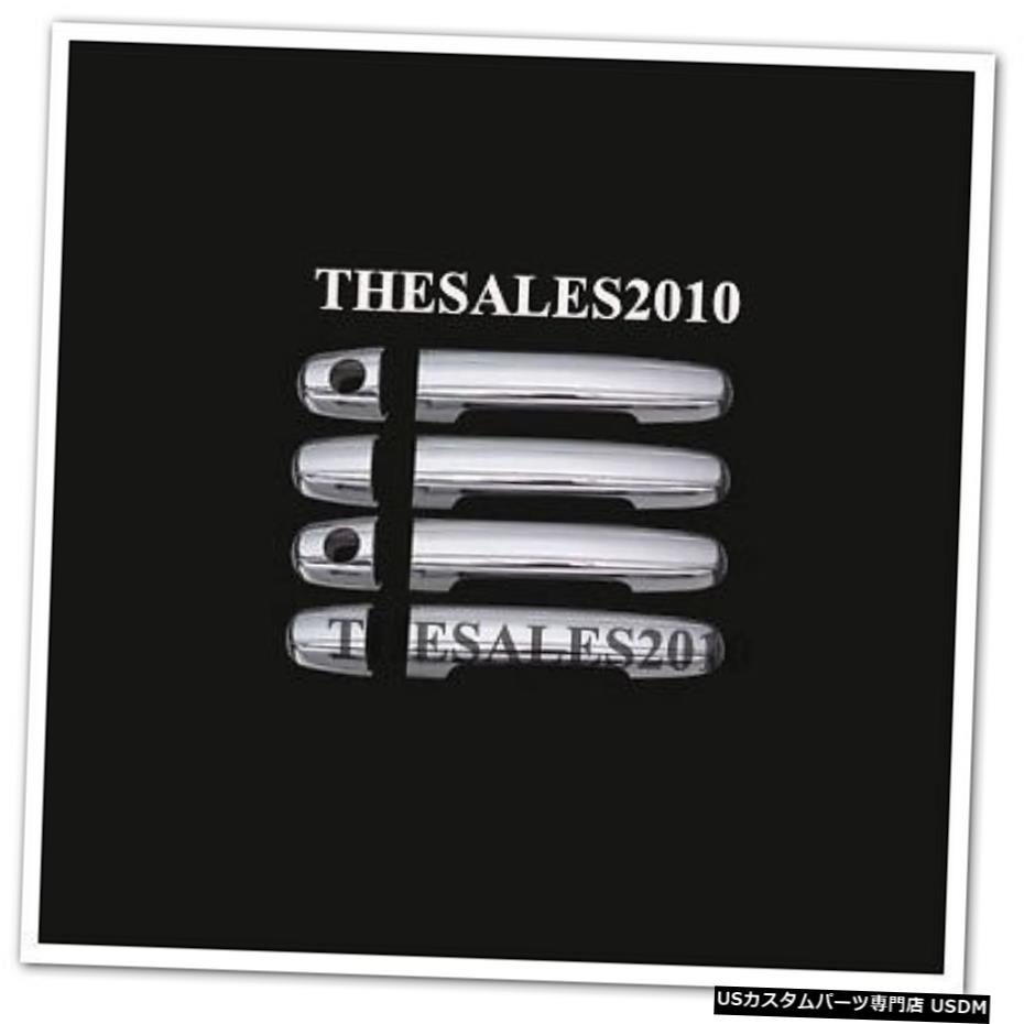 クロームメッキ CHROME 4 DOOR HANDLE HAND COVER FOR TOYOTA HILUX VIGO CHAMP SR5 MK6 2005-2014 【並行輸入品】