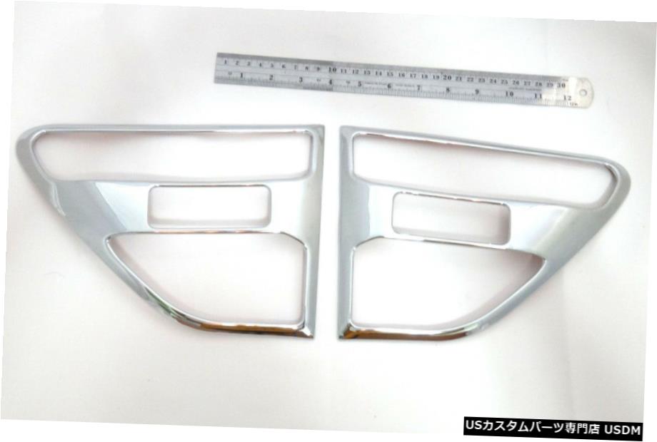 クロームメッキ CHROME SIDE VENT FENDER INDICATOR COVER FOR FORD NEW RANGER T6 UTE 2012-2015 【並行輸入品】