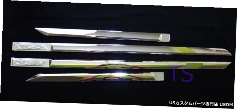 クロームメッキ トヨタハイラックスビーゴチャンプSr5Mk6 05 14 Chrome Line Side Door Cladding Molding For Toyota Hilux Vigo Champ Sr5 Mk6 05 14 【並行輸入品】