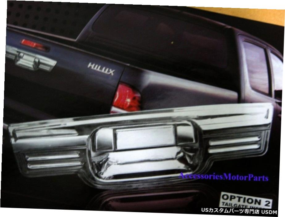 クロームメッキ トヨタハイラックスVIGO / VIGOチャンプSR5MK6 2005-2014 V2 CHROME TAILGATE COVER TRIM FOR TOYOTA HILUX VIGO/VIGO CHAMP SR5 MK6 2005-2014 V2 【並行輸入品】
