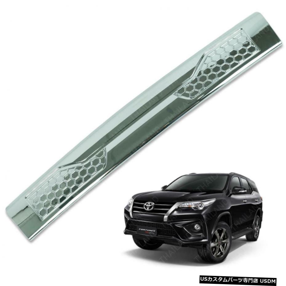 クロームメッキ トヨタフォーチュナー4ドア2016-2017 Front Bumper Guard Trim Cover Chrome for Toyota Fortuner 4 Doors 2016 - 2017 【並行輸入品】