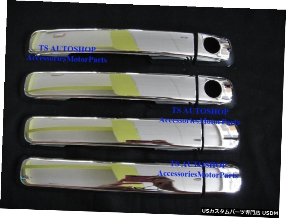 クロームメッキ CHROME 4 DOOR HANDLE HAND COVER FOR ALL NEW ISUZU D-MAX D-MAX 2012 2013 2014 【並行輸入品】