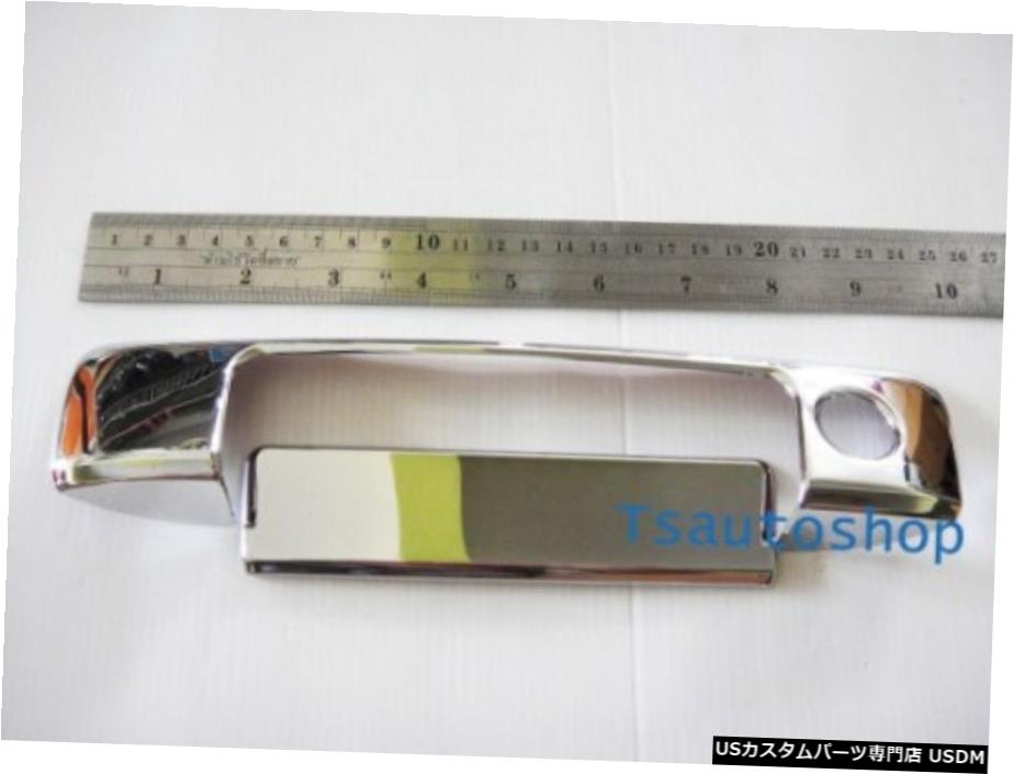 クロームメッキ KEYHOLE CHROME HANDLE TAILGATE COVER TRIM COVER FOR NEW FORD RANGER 2012 PICK UP 【並行輸入品】