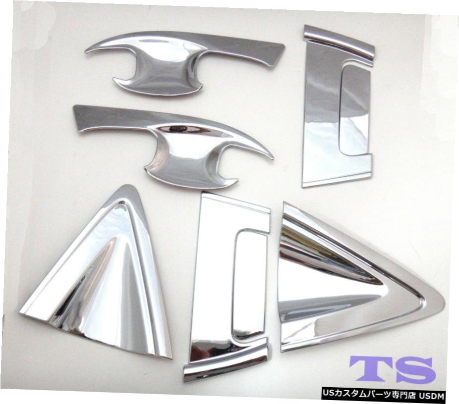 クロームメッキ ホンダHR-V4DRハッチバック2015V.3 SET CHROME HANDLE HAND BOWL INSERT COVER FOR HONDA HR-V 4DR HATCHBACK 2015 V.3 【並行輸入品】