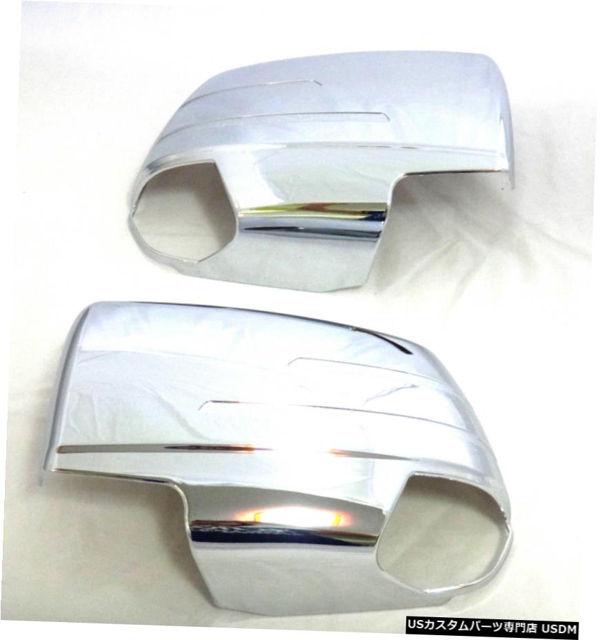 クロームメッキ 新しいいすゞDMAXD-MAX2012-2015トラックV.2用クロームミラーサイドドアLH + RHカバー CHROME MIRROR SIDE DOOR LH+RH COVER FOR NEW ISUZU DMAX D-MAX 2012-2015 TRUCK V.2 【並行輸入品】