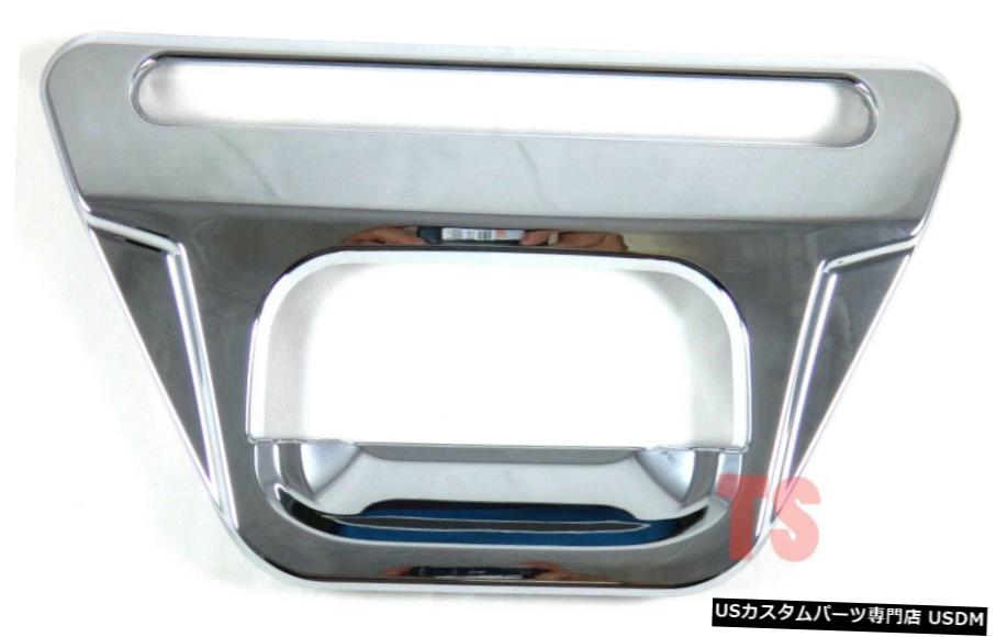 クロームメッキ クロームリアテールゲートボウルカバー新しい三菱トライトン2DR4DR 2015のカメラなし CHROME REAR TAILGATE BOWL COVER NO CAMERA FOR NEW MITSUBISHI TRITON 2DR 4DR 2015 【並行輸入品】