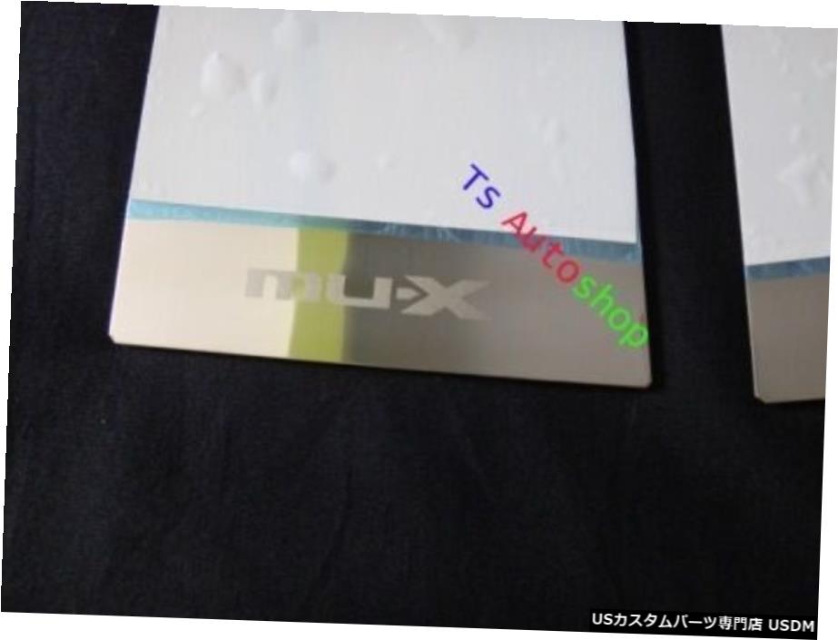クロームメッキ いすゞMU-X2014SUV用4ドアステンレススチールピラープレートピラー 4 DOOR STAINLESS STEEL PILLAR PLATE PILLARS FOR ISUZU MU-X 2014 SUV 【並行輸入品】