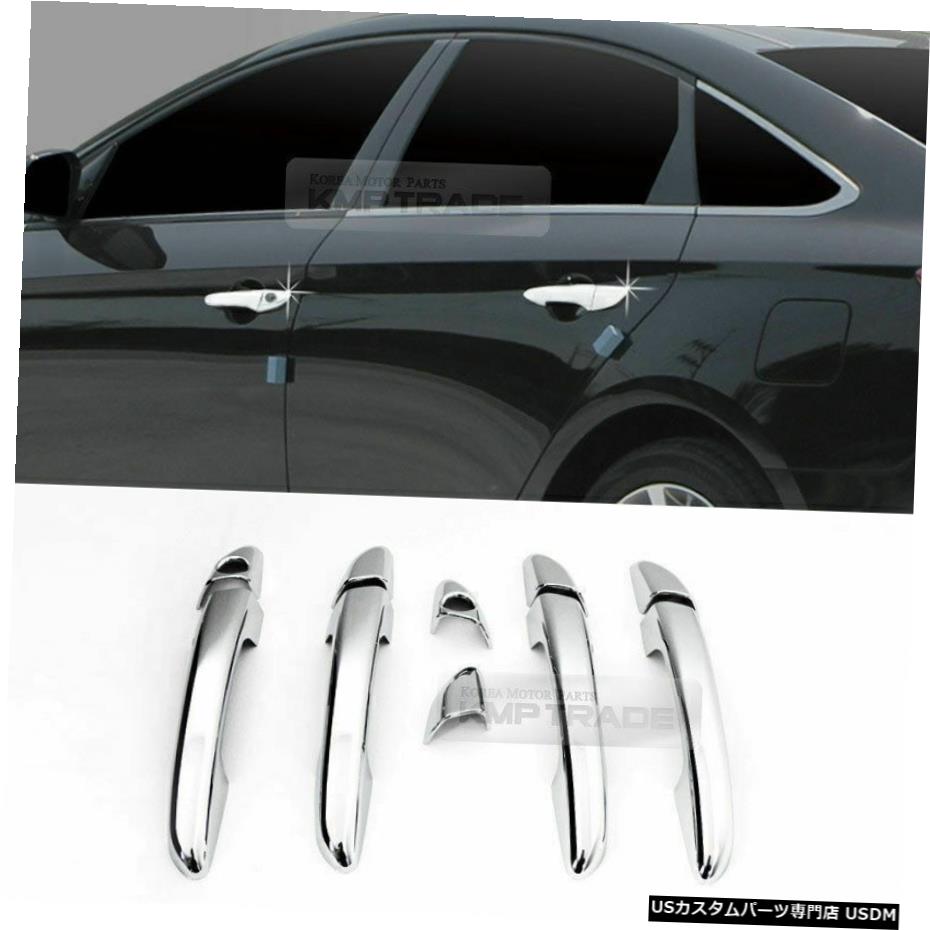 クロームメッキ クロームドアキャッチハンドルモールディングカバートリムB84810P for HYUNDAI 2018 Sonata i45 Chrome Door Catch Handle Molding Cover Trim B848 10P For HYUNDAI 2018 Sonata i45 【並行輸入品】