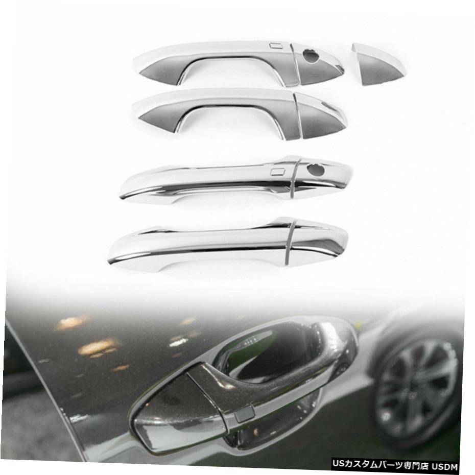 クロームメッキ クロームドアキャッチハンドルモールディングカバートリム9個セットK-402KIA 2018 Stonic Chrome Door Catch Handle Molding Cover Trim 9pcs set K-402 For KIA 2018 Stonic 【並行輸入品】