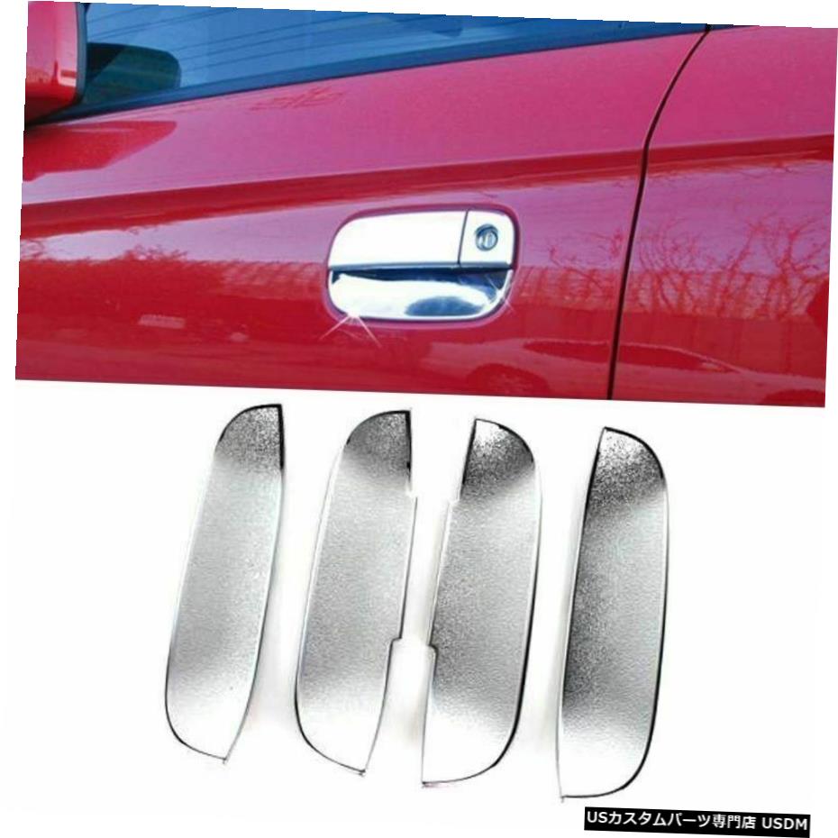 クロームメッキ KIA 2008-2012 2013ソウル用モールディングカバートリムの下のクロームドアキャッチハンドル Chrome Door Catch Handle Under Molding Cover trim for KIA 2008-2012 2013 Soul 【並行輸入品】
