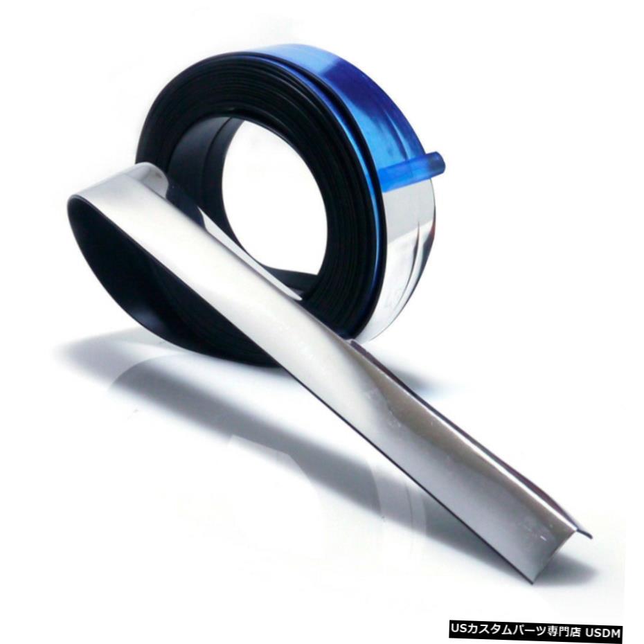 クロームメッキ アキュラ用フレキシブルクロームエッジトリムモールディングアクセサリーガーニッシュカバー5M Flexible Chrome Edge Trim Molding Accessory Garnish Cover 5M For ACURA 【並行輸入品】