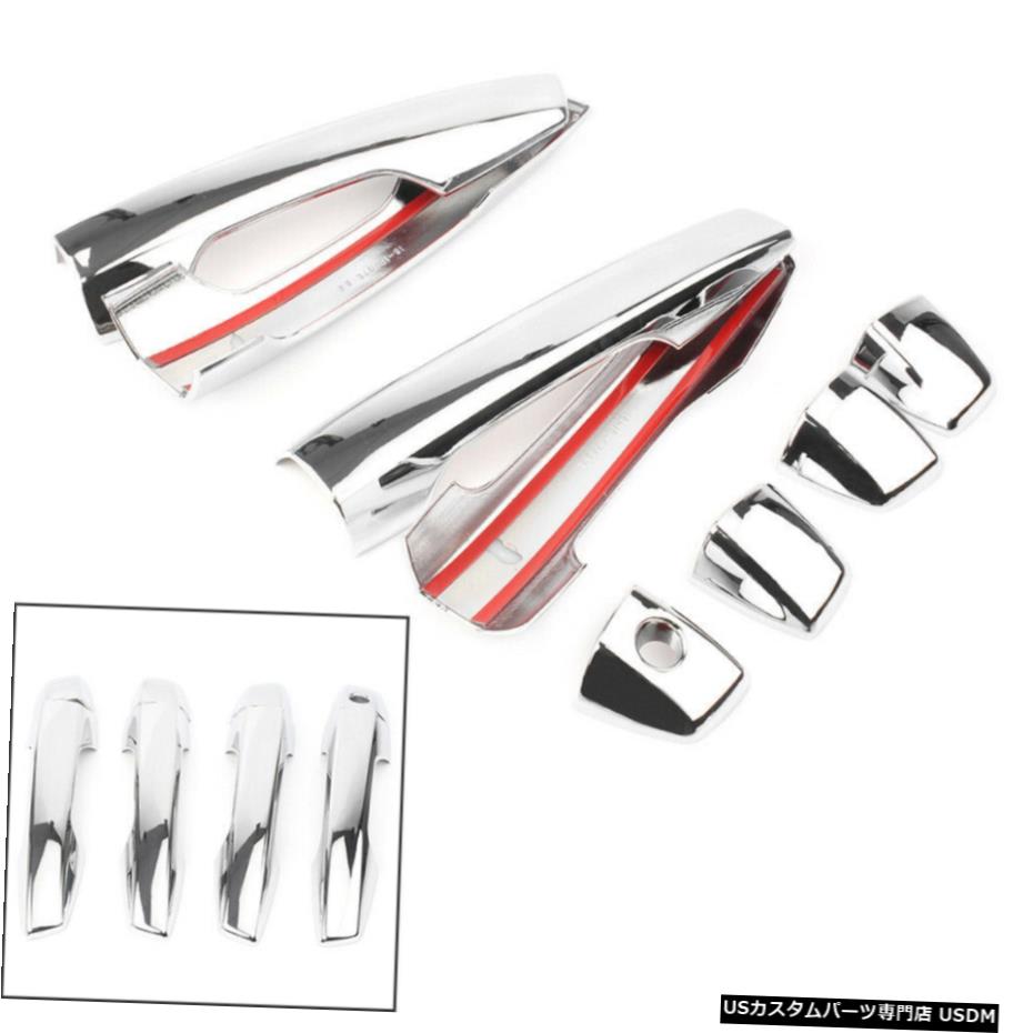 クロームメッキ Fashion Door Handle Cover Trim Chrome for Mitsubishi Eclipse Cross 2018 Car Auto 【並行輸入品】