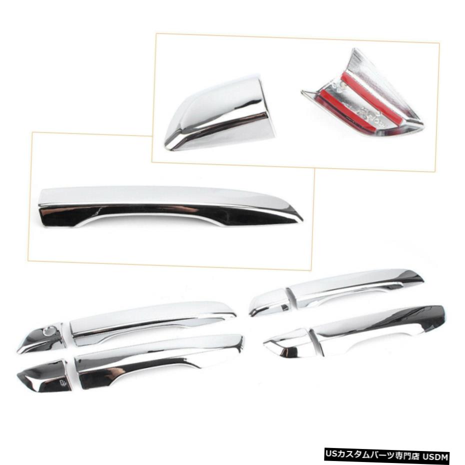 クロームメッキ 8pcs Door Handle Covers Trim Set Chrome for Honda Civic Sedan & Hatchback 16-18 【並行輸入品】