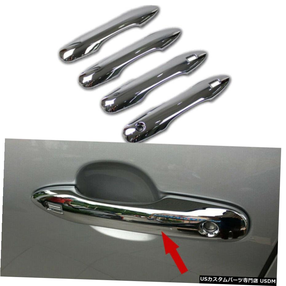 クロームメッキ Fit for Toyota Camry 2018 2019 2020 Chrome Door Side Handles Cover Trim Decor 【並行輸入品】