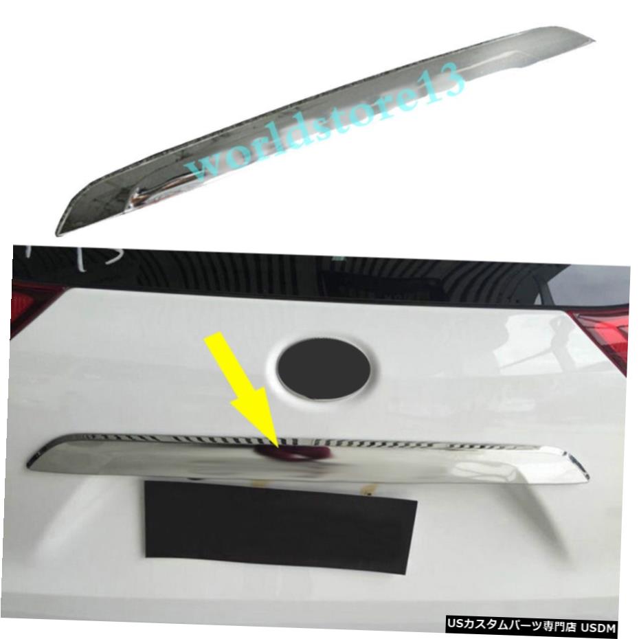 クロームメッキ Chrome Rear Trunk Cover Tail Door Moulding Lid Trim fits Toyota Sienna 2011-2020 【並行輸入品】