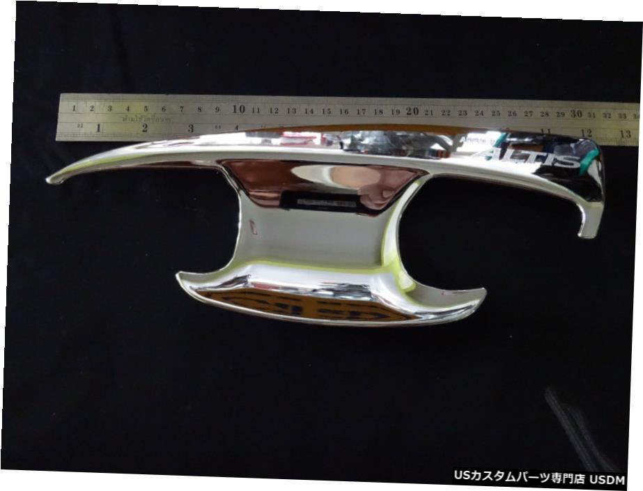 クロームメッキ CHROME HANDLE HAND BOWL COVER TRIM FOR 4DOOR TOYOTA COROLLA ALTIS SEDAN 2014 V.2 【並行輸入品】