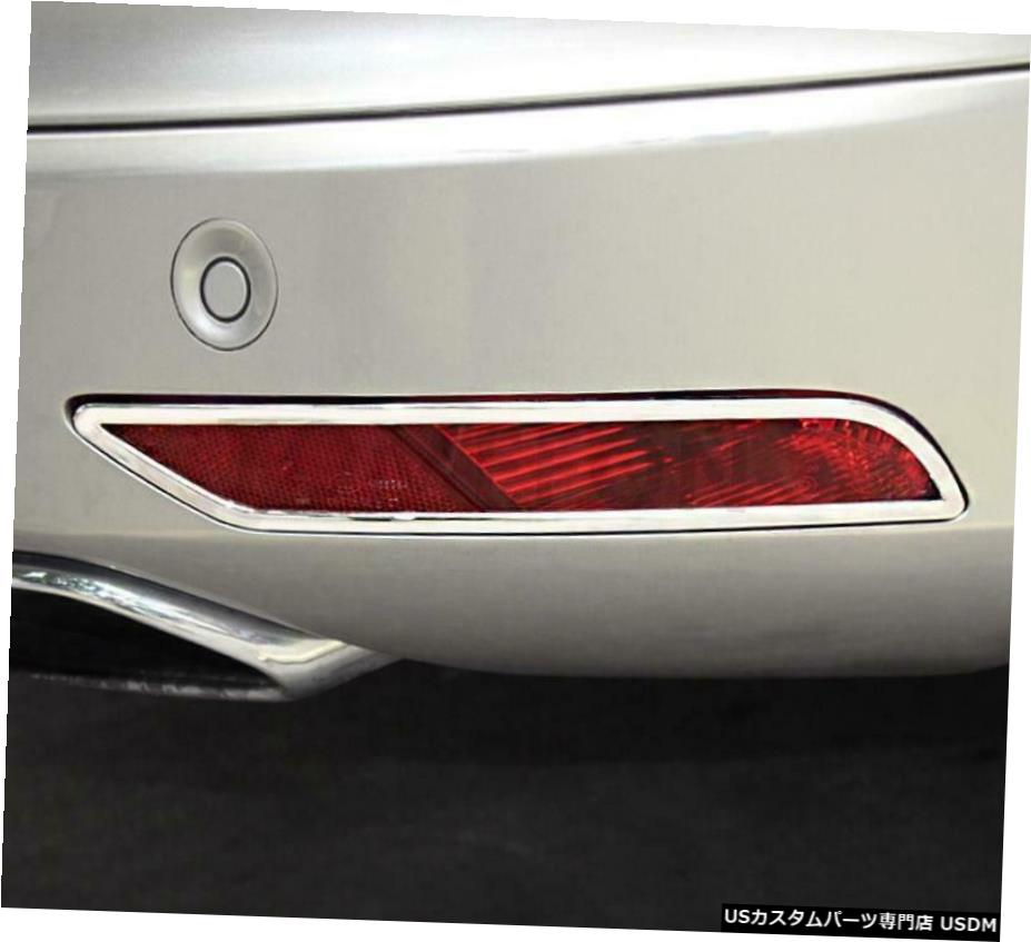 クロームメッキ For 2014-2016 VOLVO XC60 ABS Chrome Rear Tail Fog Light Trim Cover 2pcs 【並行輸入品】
