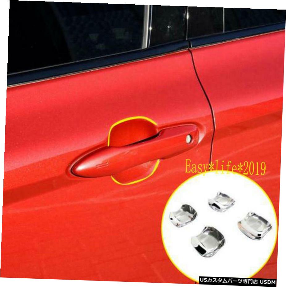クロームメッキ For Toyota Camry 2018 Prius Hatchback Avalon ABS Chrome Handle Bowl Cover Trim 【並行輸入品】