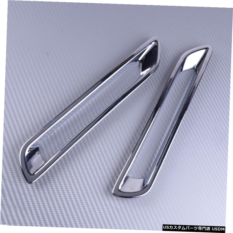 クロームメッキ Chrome Rear Fog Light Lamp Cover Trim Fit For Toyota RAV4 2019 【並行輸入品】