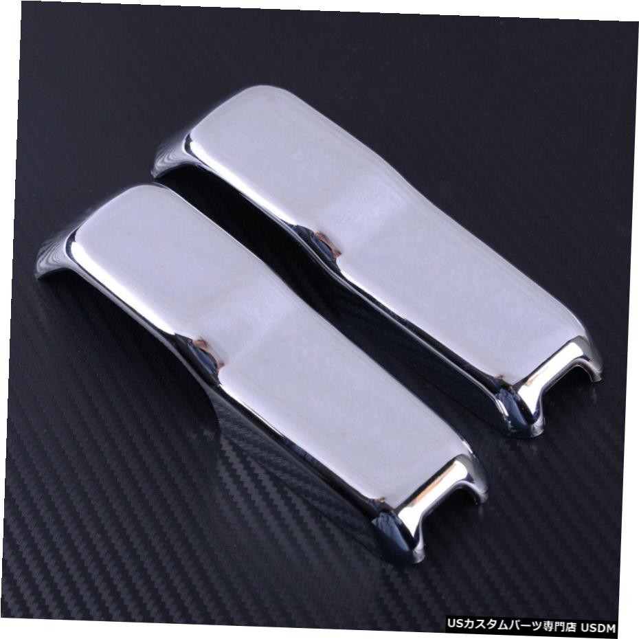クロームメッキ 1 Pair of Chrome Front Hood Decor Trim Cover Fits for Jeep Wrangler JL 2018-2019 【並行輸入品】