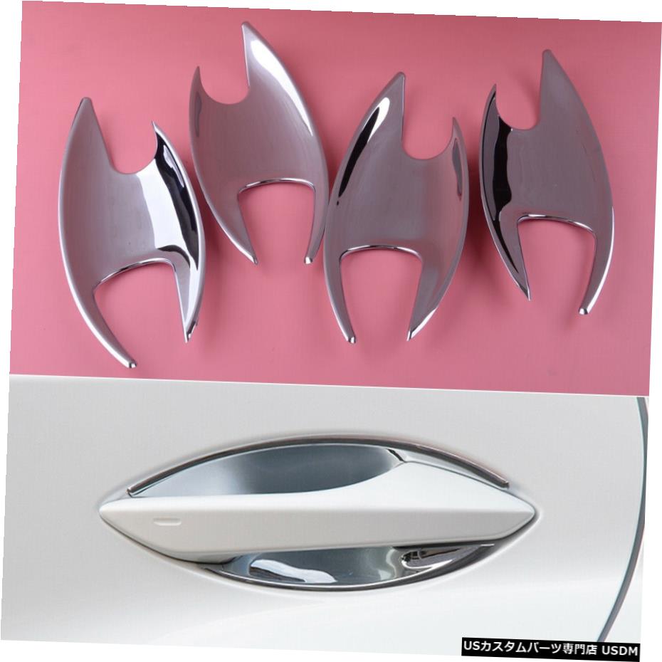 クロームメッキ 4Pcs ABS Car Exterior Door Bowl Handle Frame Fit For Lexus NX200T/300H 2015-2016 【並行輸入品】