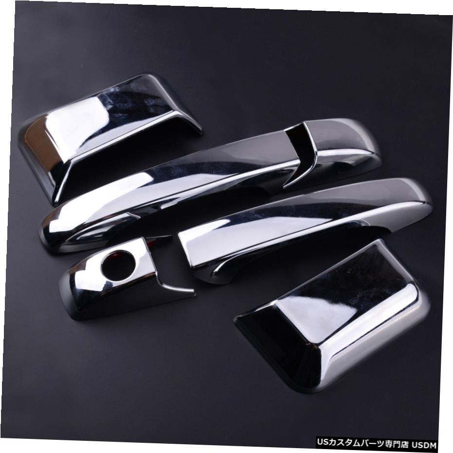 クロームメッキ 6pcs Door Handle Cover Trim Molding Overlay Fit for Jeep Compass 07-16 New 【並行輸入品】