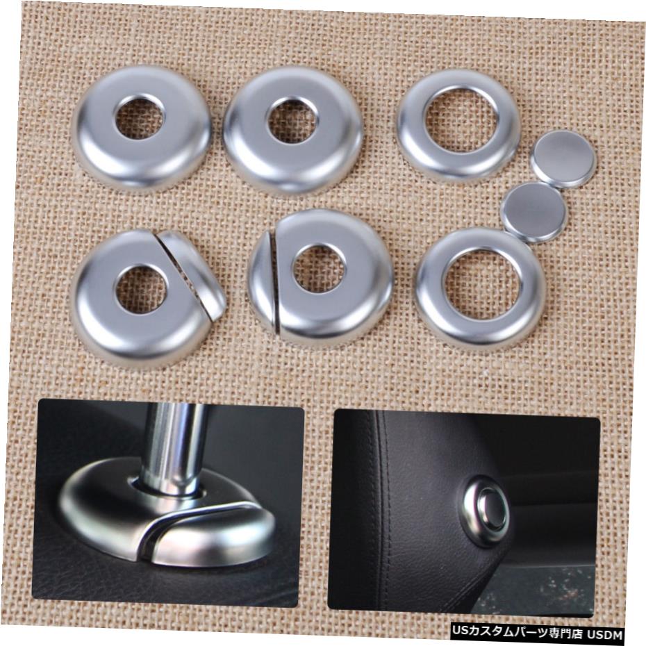 クロームメッキ Front Seat Headrest Post Button Rod Molding Cover Trim Fit for BMW 3 4 Series 【並行輸入品】