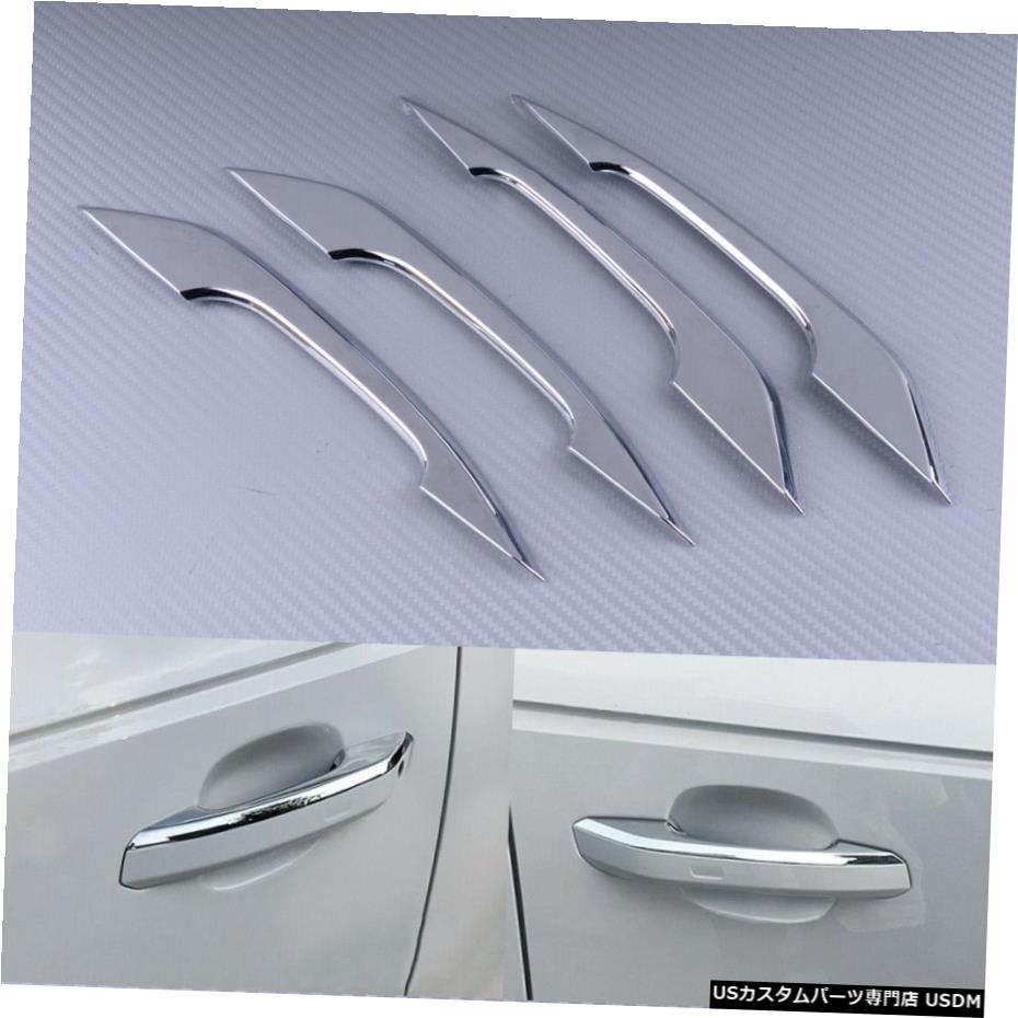 クロームメッキ 4Pc ABS Car Door Handle Cover Trim Accessory Fit For Audi A5(F5) Coupe 2018-2019 【並行輸入品】