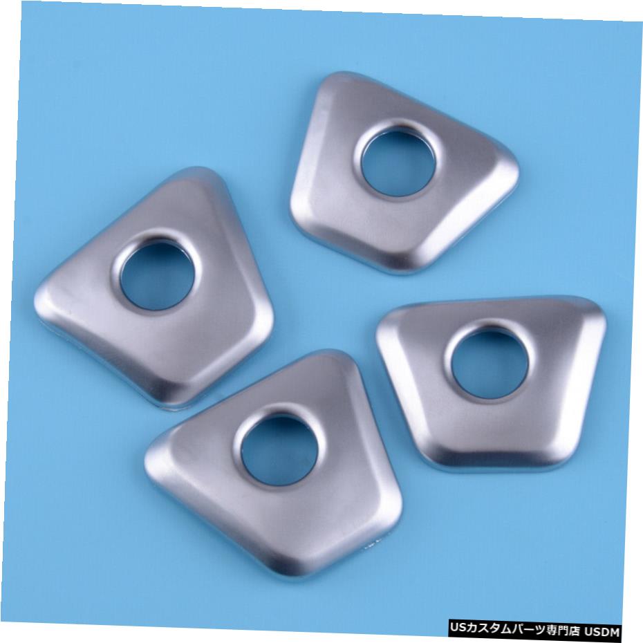 クロームメッキ BMW5シリーズG3018に適合する4個のマットクロームドアロックピンノブカバートリムフレーム 4pcs Matt Chrome Door Lock Pin Knob Cover Trim Frame Fit for BMW 5 Series G30 18 【並行輸入品】 24,914円