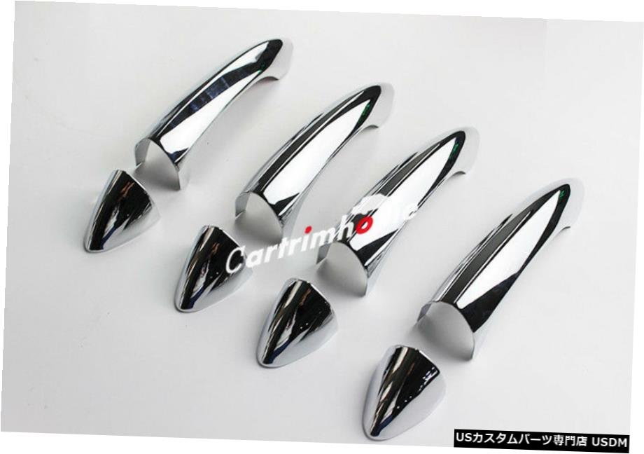 クロームメッキ ABS Chrome Door Handle Cover Trim 8pcs For Chevrolet Cruze 2017 2018 【並行輸入品】