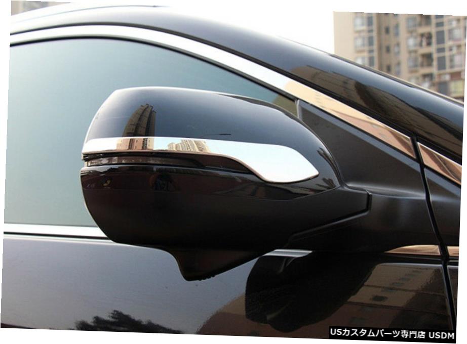 クロームメッキ Chrome Rearview Side Mirror Stripe Cover Trim 2pcs for Honda CR-V CRV 2017-2019 【並行輸入品】