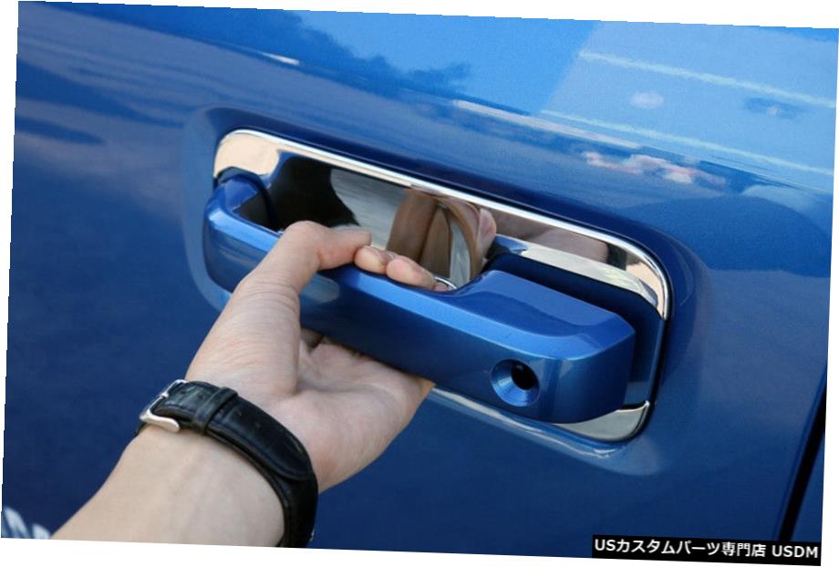 クロームメッキ ABS Chrome Door Handle Bowl Cover Trim 8pcs for Ford F150 F-150 2015 - 2019 【並行輸入品】