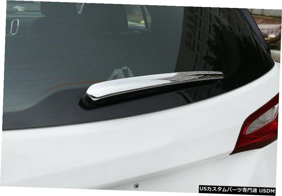 クロームメッキ ABS Chrome Exterior Rear Window Wiper Cover Trim For Chevrolet Equinox 2018-2020 【並行輸入品】