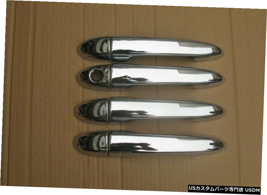 クロームメッキ ABS Chrome Door Handle Cover Trim 8pcs for Jeep Cherokee 2014-2018 【並行輸入品】
