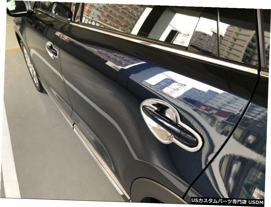 クロームメッキ ABS Chrome Side Door Handle Bowl Cover Trim 8pcs For Mazda CX-9 2017-2020 【並行輸入品】