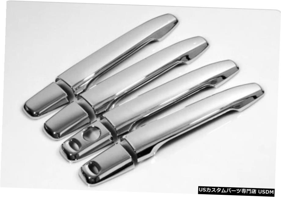 クロームメッキ ABS Chrome Side Door Handle Cover Trim 8pcs For Mitsubishi Outlander 2013 - 2018 【並行輸入品】