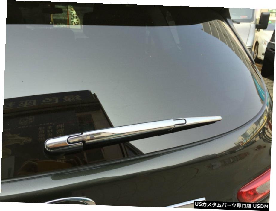 クロームメッキ ABS Chrome Rear Window Wiper Cover Trim 3pcs for Nissan Rogue Sport 2017 - 2019 【並行輸入品】