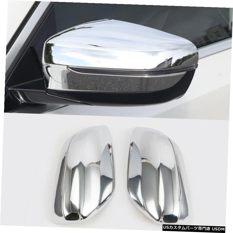 クロームメッキ BMW3シリーズG202019-2020用ABSクロームリアビューサイドミラーカバートリム2個 ABS Chrome Rearview Side Mirror Cover Trim 2pcs for BMW 3 Series G20 2019 - 2020 【並行輸入品】