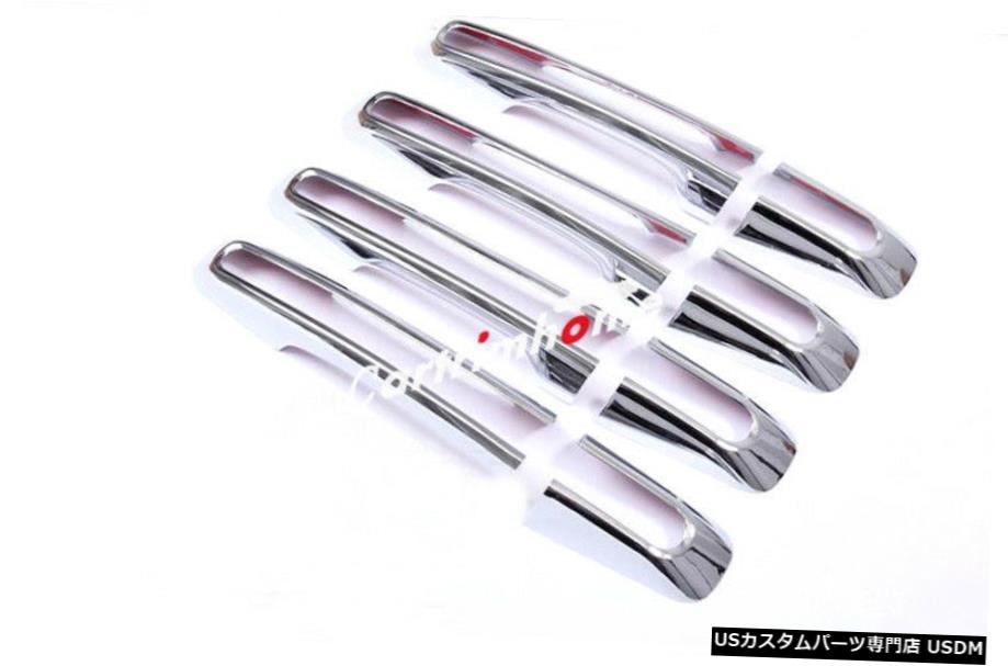クロームメッキ クロームABSアウトサイドドアハンドルカバートリム8個ジャガーXEX760 2015-2017 Chrome ABS Outside Door Handle Cover Trim 8pcs For Jaguar XE X760 2015 - 2017 【並行輸入品】