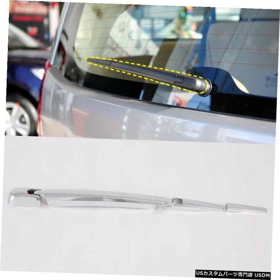 クロームメッキ ABSクロームリアウィンドウワイパーカバートリムヒュンダイH-1iMax i800 2008-2020用4個 ABS Chrome Rear Window Wiper Cover Trim 4pcs For Hyundai H-1 iMax i800 2008-2020 【並行輸入品】