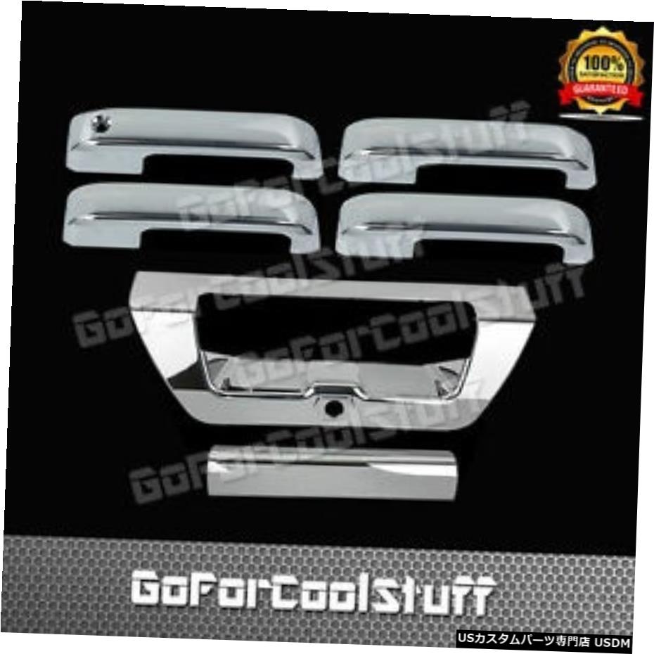 クロームメッキ For Ford 2015 F150 Chrome 4 Door Handle W/O Smrtkh+Trunk Tailgate Cover W/O Kh 【並行輸入品】